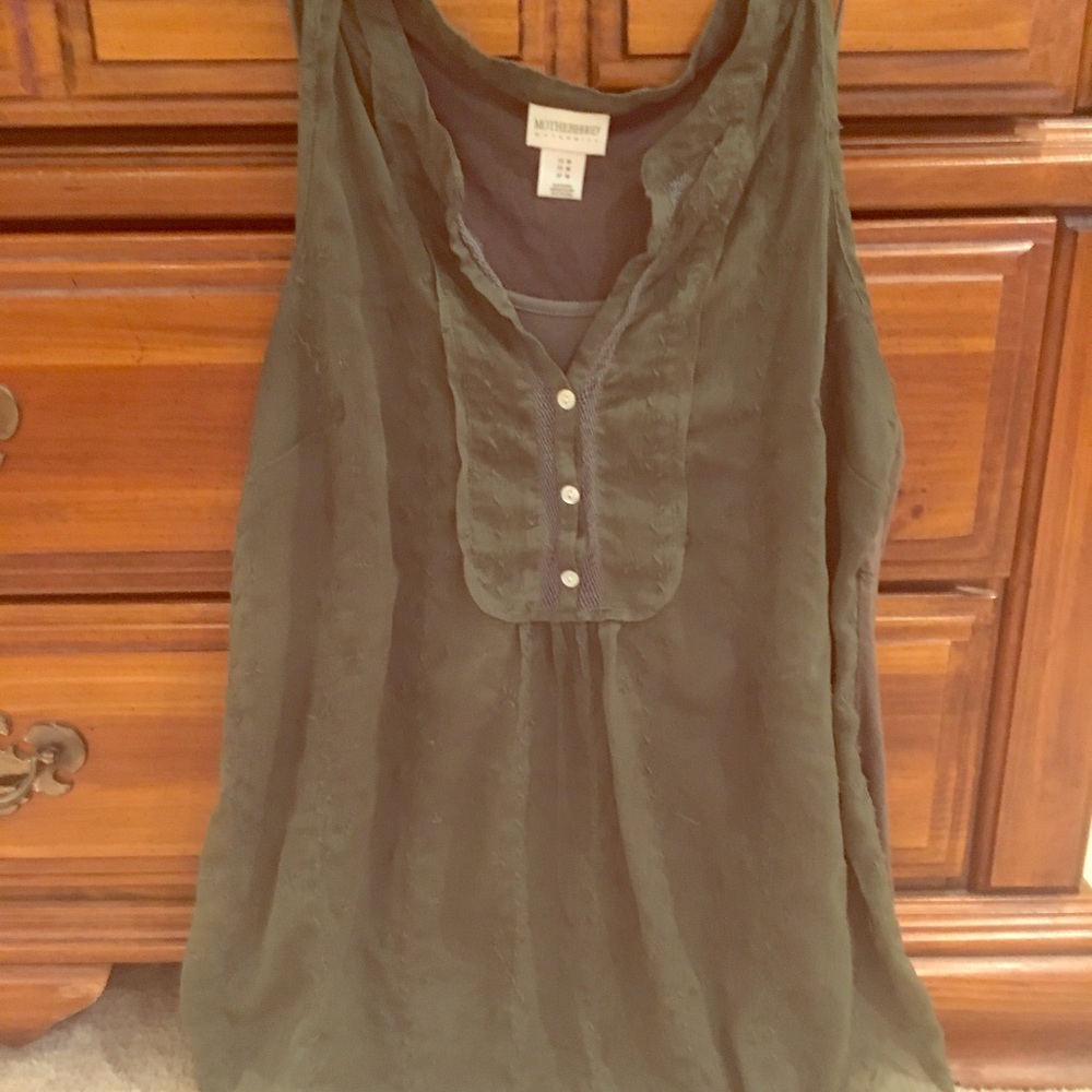 Maternity tank top, dressy